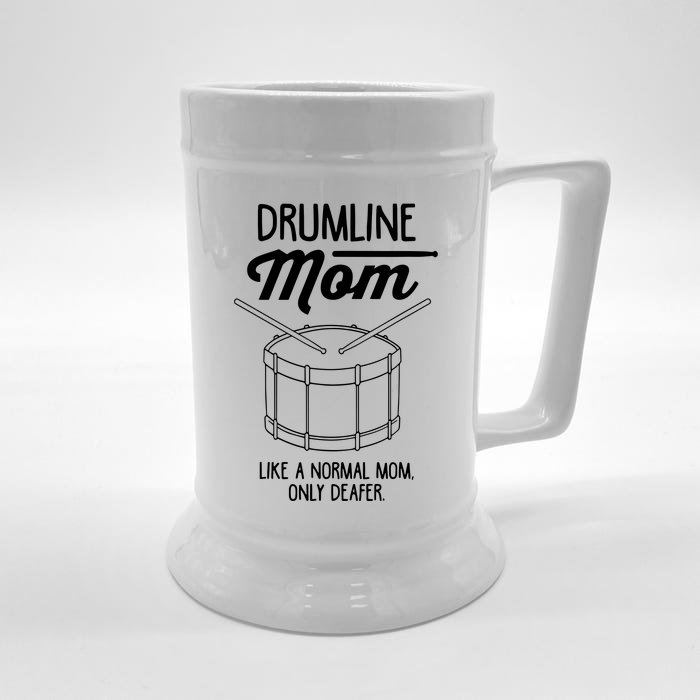 Drumline Mom Drumline Marching Band Front & Back Beer Stein