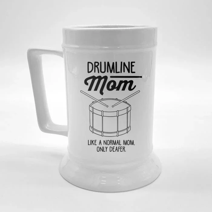 Drumline Mom Drumline Marching Band Front & Back Beer Stein