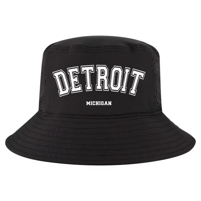 Detroit Michigan Cool Comfort Performance Bucket Hat