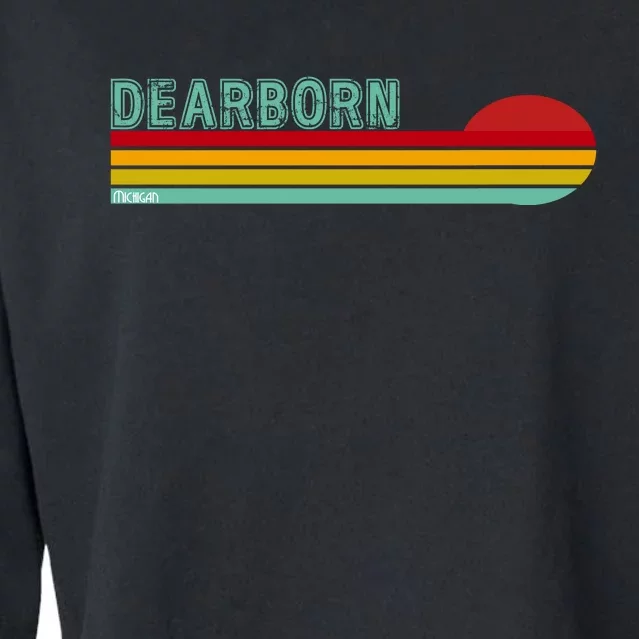 Dearborn Michigan Cropped Pullover Crew