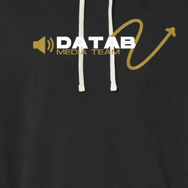 Datab Media Garment-Dyed Fleece Hoodie