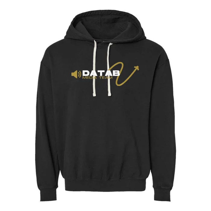 Datab Media Garment-Dyed Fleece Hoodie