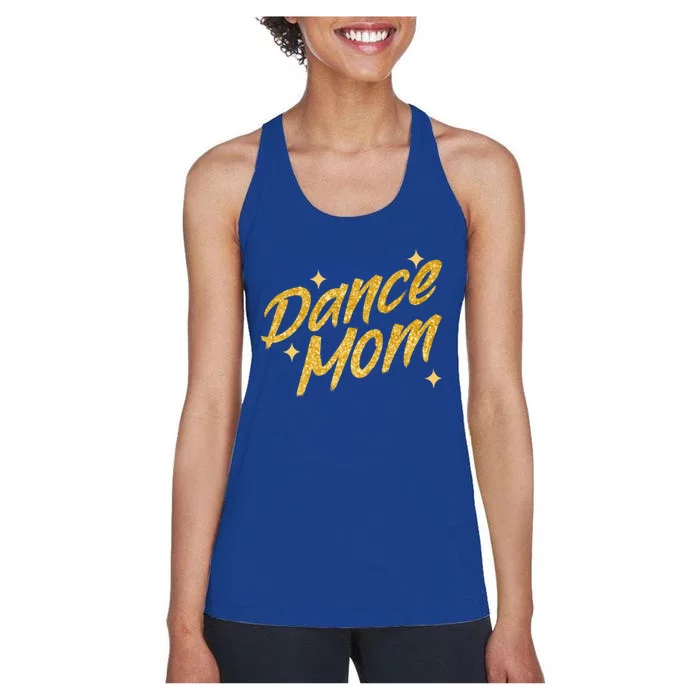 Dance Mom Dancing Mommy Mama MotherS Day Disco Gift Women's Racerback Tank