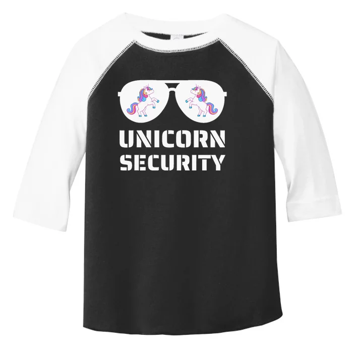 Dad Mom Daughter Adult Costume Unicorn Security Toddler Fine Jersey T-Shirt