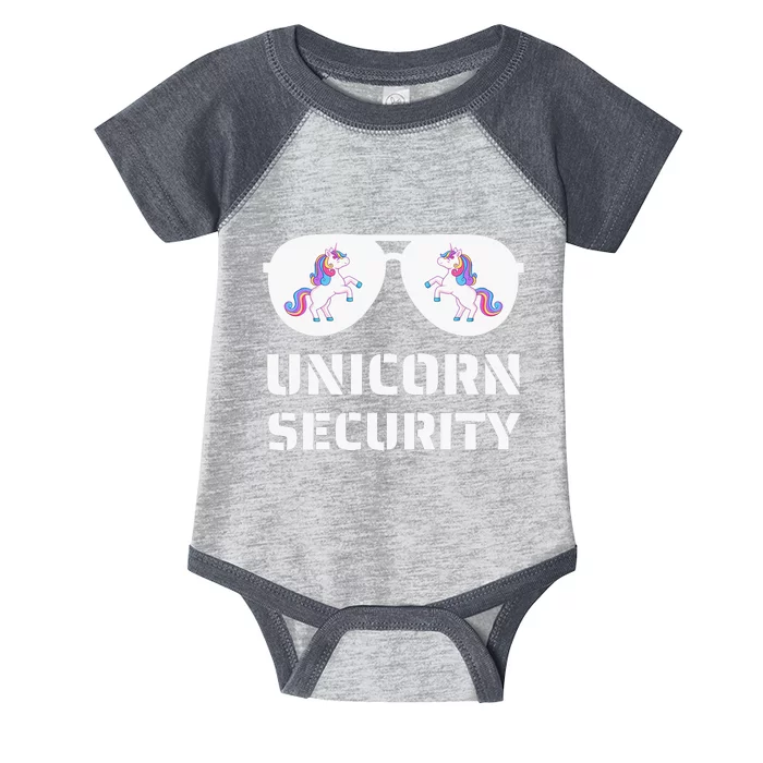 Dad Mom Daughter Adult Costume Unicorn Security Infant Baby Jersey Bodysuit