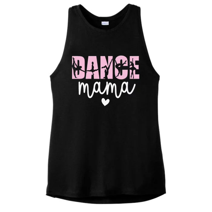 Dance Mama Dance Mother Of A Dancer Dancing Mom Ladies Tri-Blend Wicking Tank