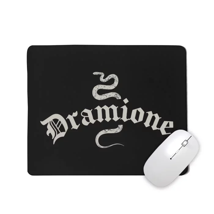 Dramione Malfoy Draco Snake Green House Mousepad