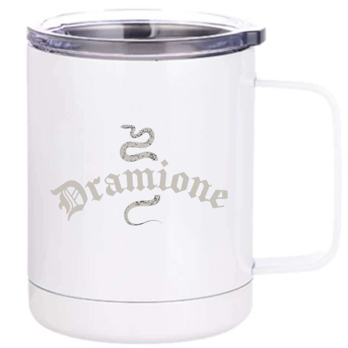 Dramione Malfoy Draco Snake Green House Front & Back 12oz Stainless Steel Tumbler Cup