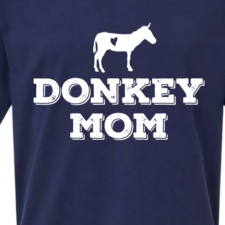 Donkey Mom Donkey Gifts For Donkey Lovers Donkey Outfit Sueded Cloud Jersey T-Shirt