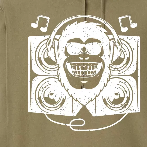 Dj Monkey Premium Hoodie