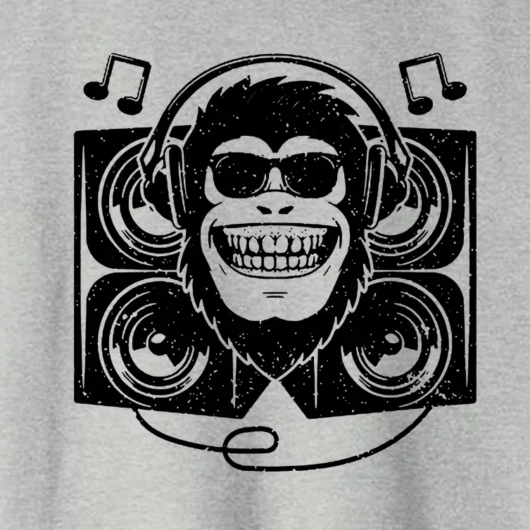 Dj Monkey Women's Crop Top Tee