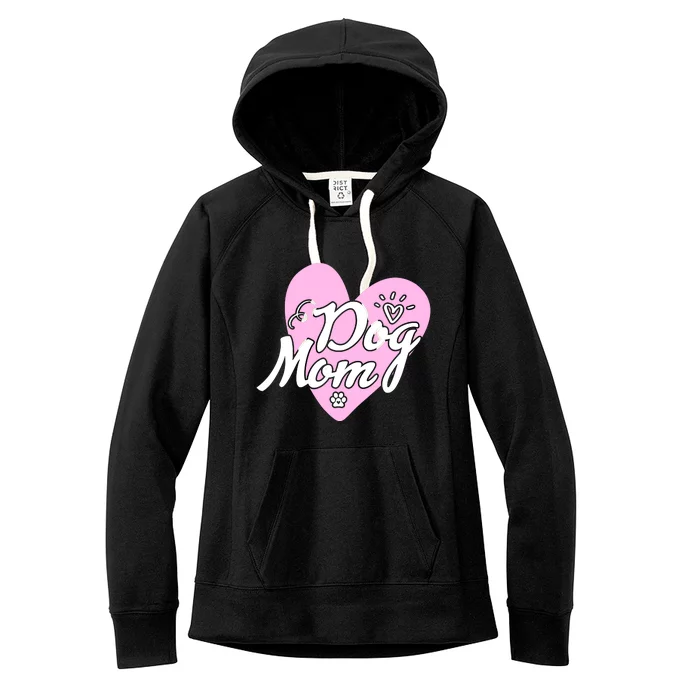 Dog Mom Women's Fleece Hoodie