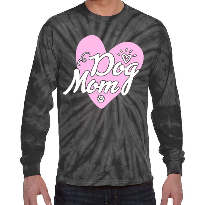 Dog Mom Tie-Dye Long Sleeve Shirt