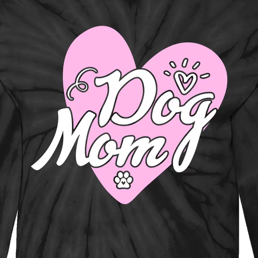 Dog Mom Tie-Dye Long Sleeve Shirt