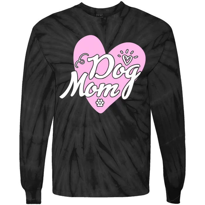 Dog Mom Tie-Dye Long Sleeve Shirt