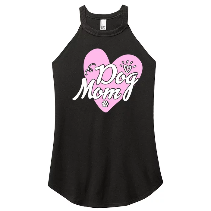 Dog Mom Women’s Perfect Tri Rocker Tank