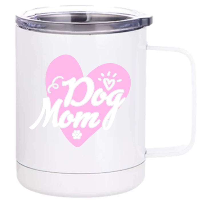 Dog Mom Front & Back 12oz Stainless Steel Tumbler Cup