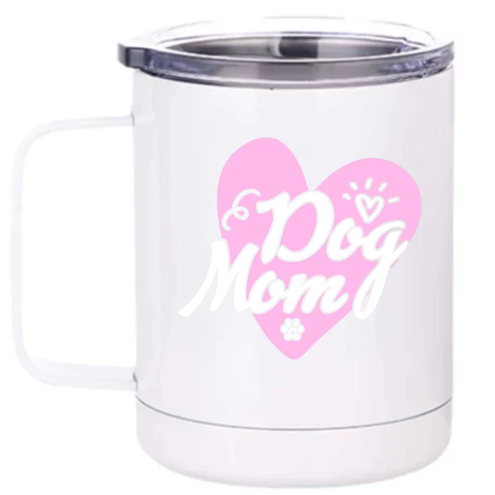 Dog Mom Front & Back 12oz Stainless Steel Tumbler Cup