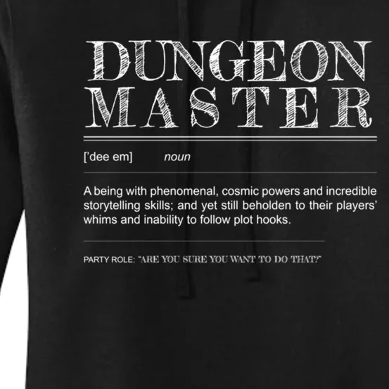 Dungeon Master Definition Women's Pullover Hoodie