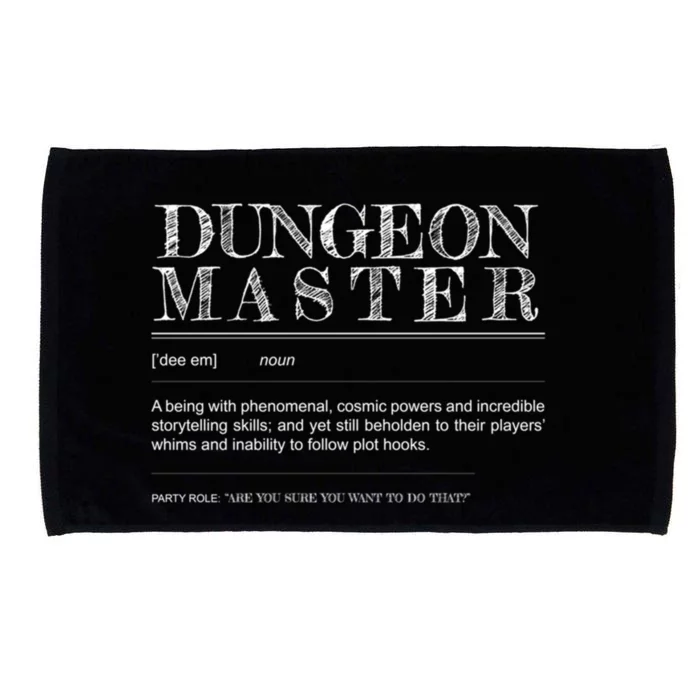 Dungeon Master Definition Microfiber Hand Towel