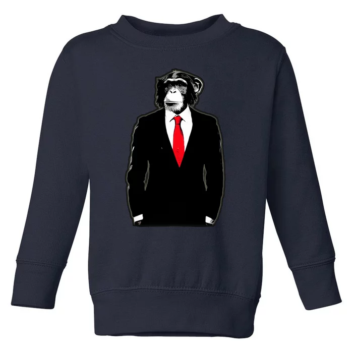 Domesticated Monkey Toddler Sweatshirt