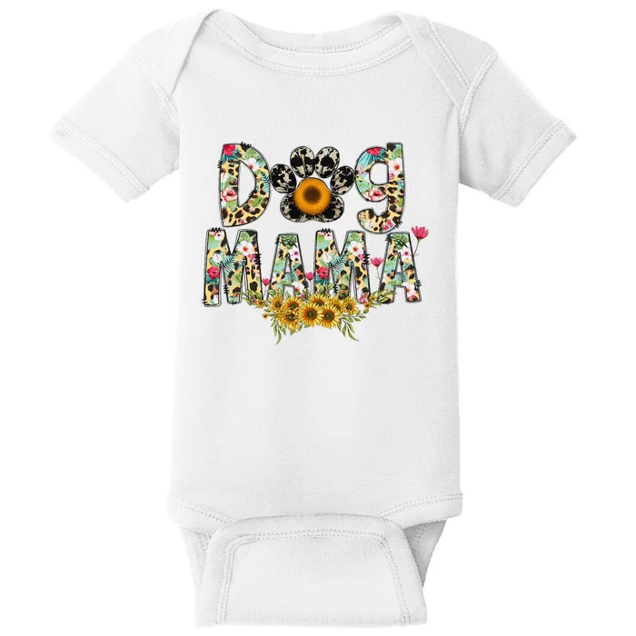 Dog Mama Baby Bodysuit