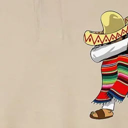 Dabbing Mexican Dab Sombrero Poncho Cinco De Mayo Softstyle Adult Sport Polo