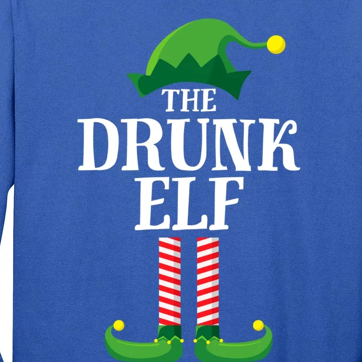 Drunk Matching Family Group Christmas Party Gift Tall Long Sleeve T-Shirt