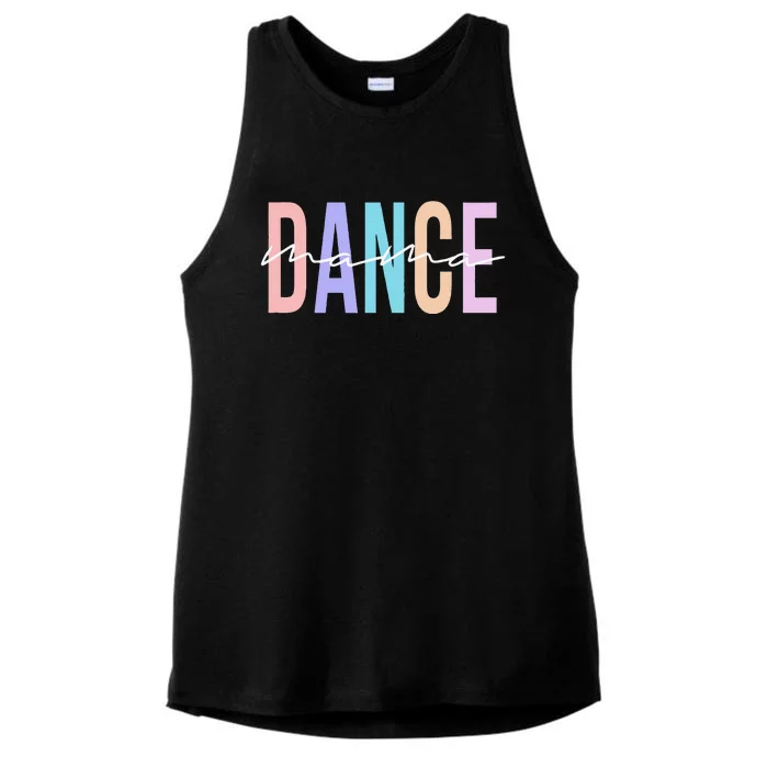 Dance Mama Funny Dance Mom Mother's Day Ladies Tri-Blend Wicking Tank