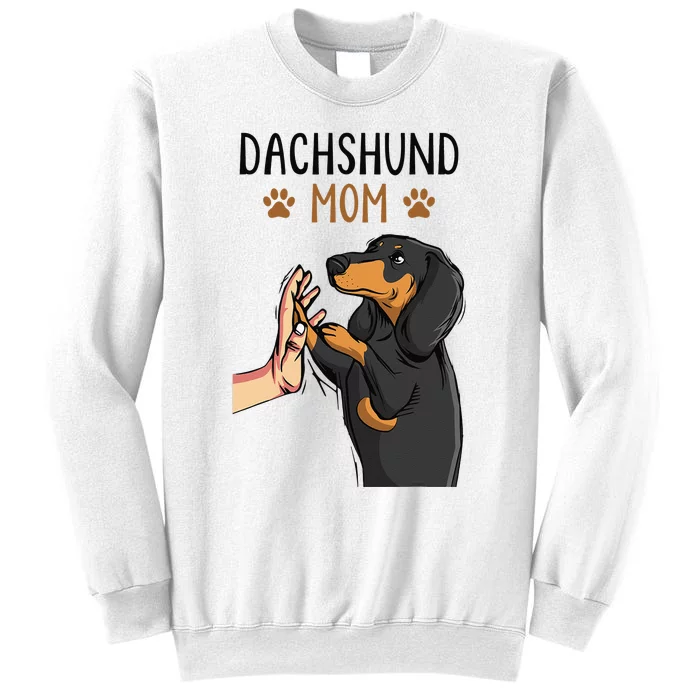 Dachshund Mom Funny Weenie Mama Dog Lover Sweatshirt