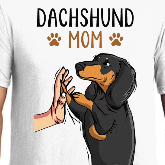 Dachshund Mom Funny Weenie Mama Dog Lover Pajama Set