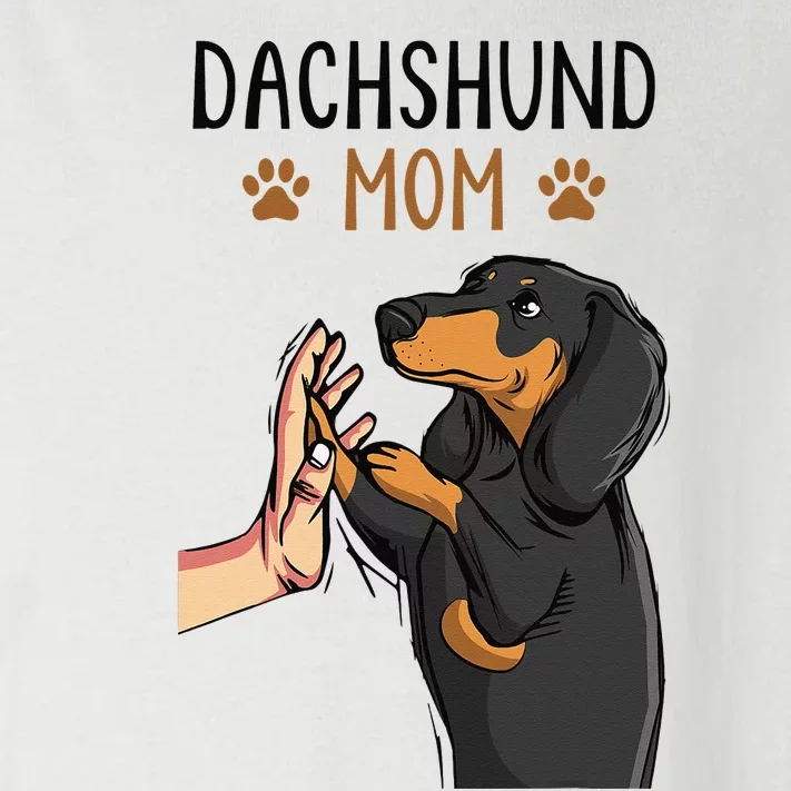 Dachshund Mom Funny Weenie Mama Dog Lover Toddler Long Sleeve Shirt