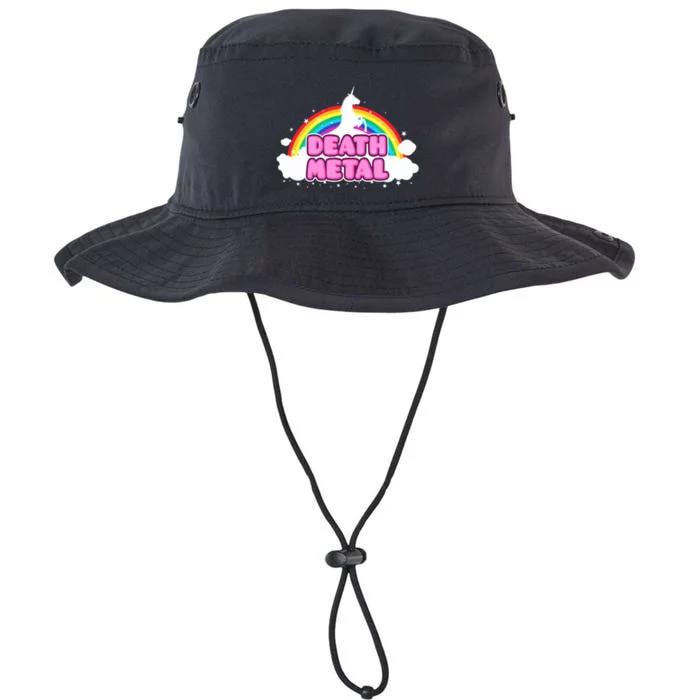 Death Metal! (Funny Unicorn Rainbow Mosh Parody Design) Legacy Cool Fit Booney Bucket Hat