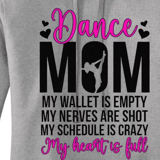 Dance Mom Funny Dancing Mom Of A Dancer Mama Dance Mother Women's Pullover Hoodie