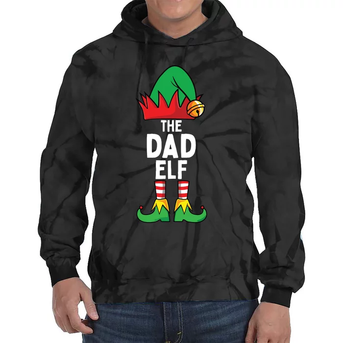 Dad Matching Family Christmas Tie Dye Hoodie