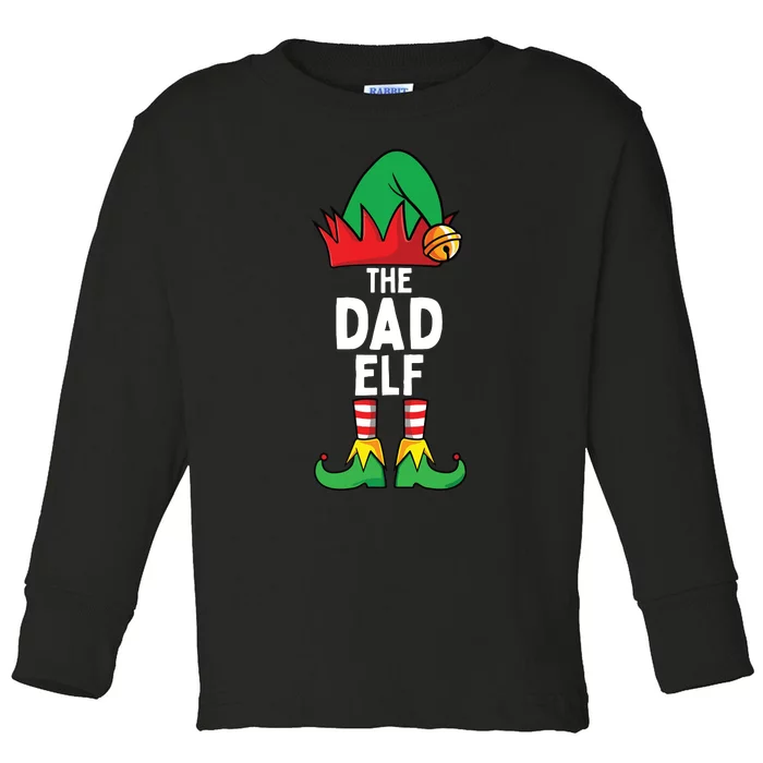 Dad Matching Family Christmas Toddler Long Sleeve Shirt