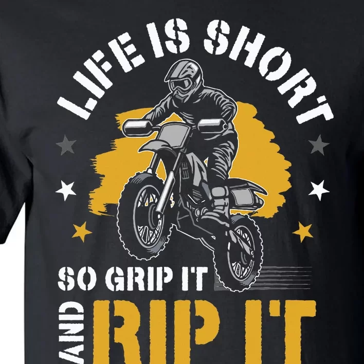 Dirtbike Motocross Forget Everything And Ride Mx Tall T-Shirt