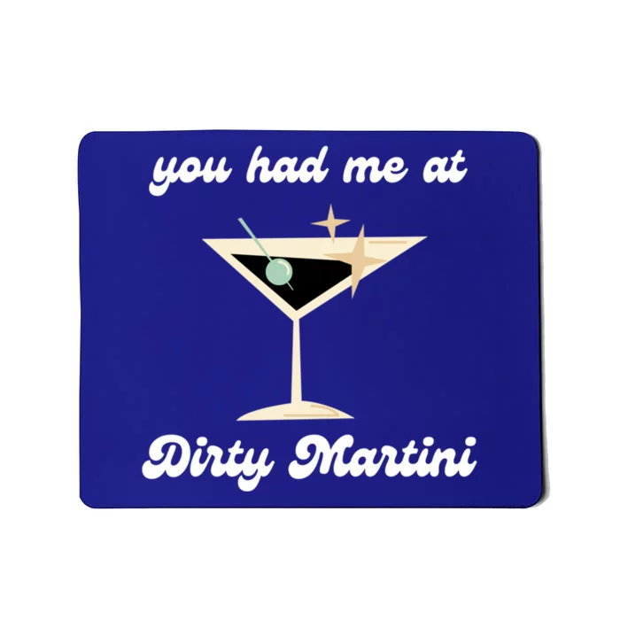 Dirty Martini Funny Cocktail Gin And Olives Bartender Gift Mousepad