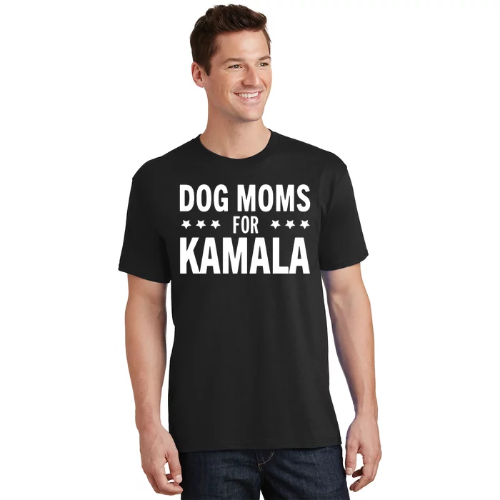 Dog Moms For Kamala Childless Dog Ladies T-Shirt