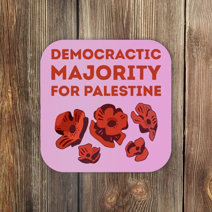 Democratic Majority For Palestine Coaster