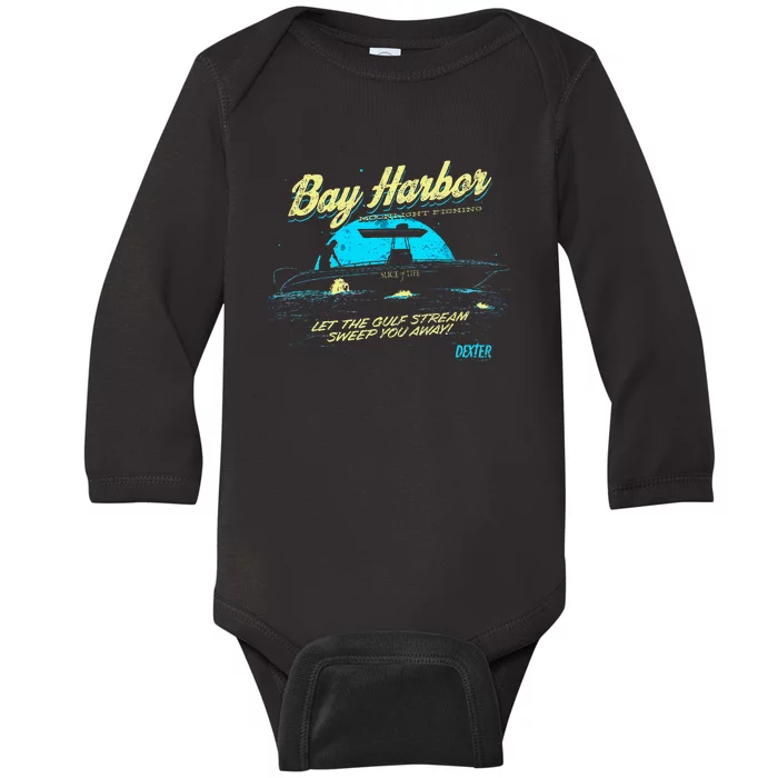 D.E.X.T.E.R Moonlight Fishing Baby Long Sleeve Bodysuit