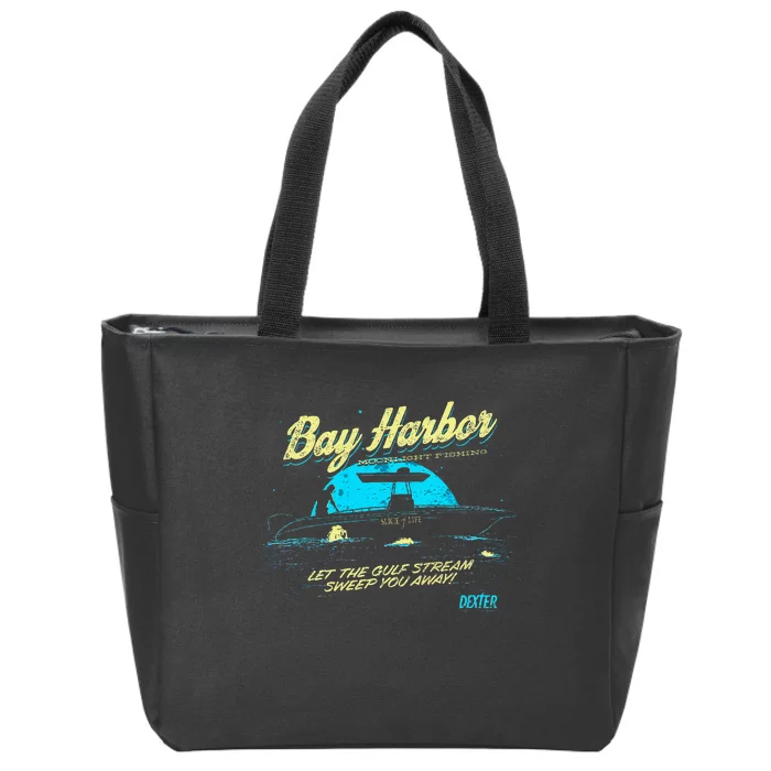 D.E.X.T.E.R Moonlight Fishing Zip Tote Bag