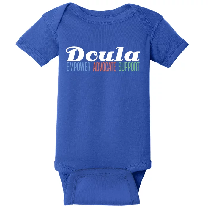 Doula Midwife Gift Birthing Labor Coach Support Funny Gift Baby Bodysuit