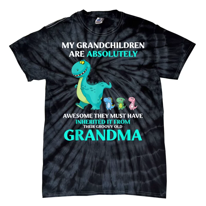 Dragon My Grandchildren Are Absolutely Awesome They Must Tie-Dye T-Shirt