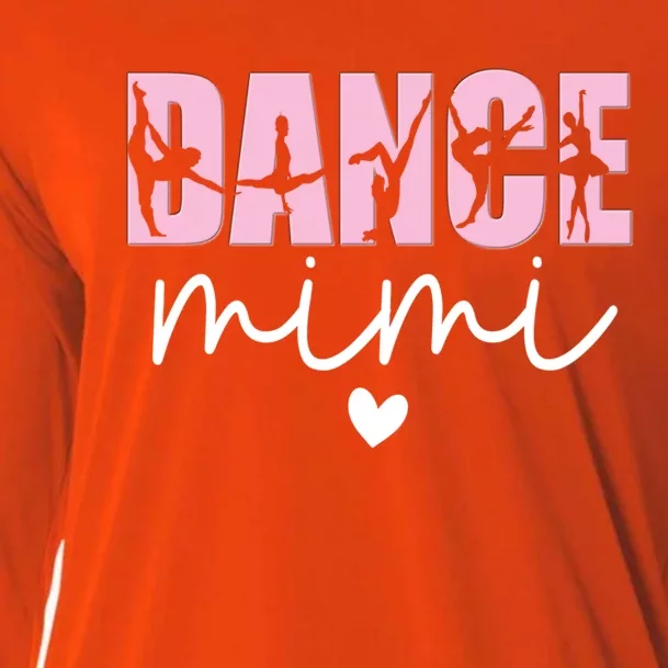 Dance Mimi Grandma Mimi Of A Dancer Dancing Mimi Gift Cooling Performance Long Sleeve Crew