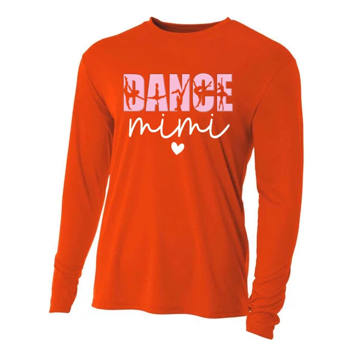 Dance Mimi Grandma Mimi Of A Dancer Dancing Mimi Gift Cooling Performance Long Sleeve Crew