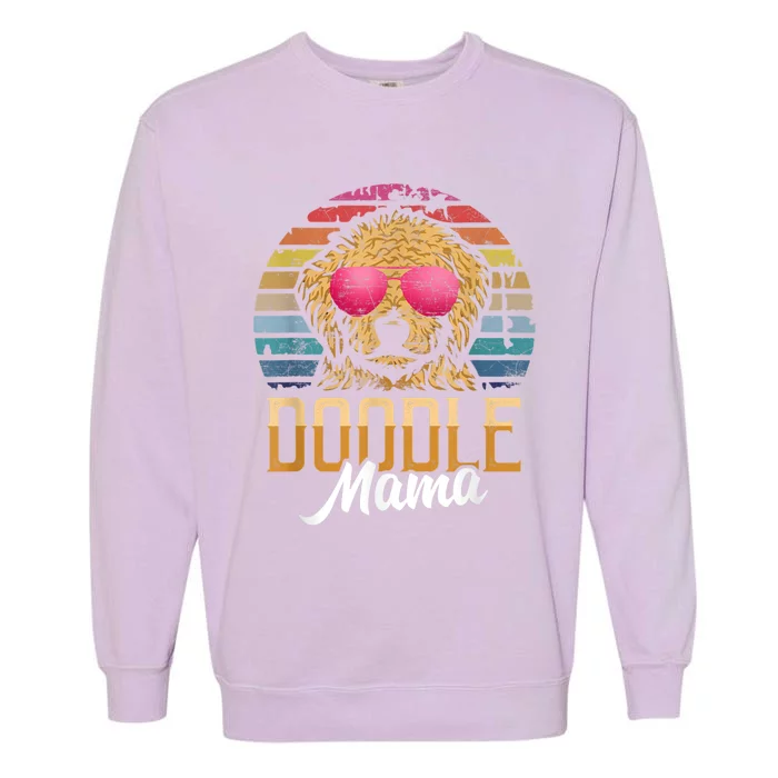 Doodle Mama Gift Goldendoodle Mom Goldendoodle Gift Garment-Dyed Sweatshirt