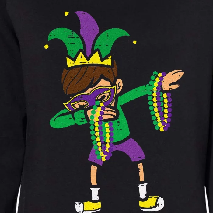 Dabbing Mardi Gras Dance Womens California Wash Sweatshirt