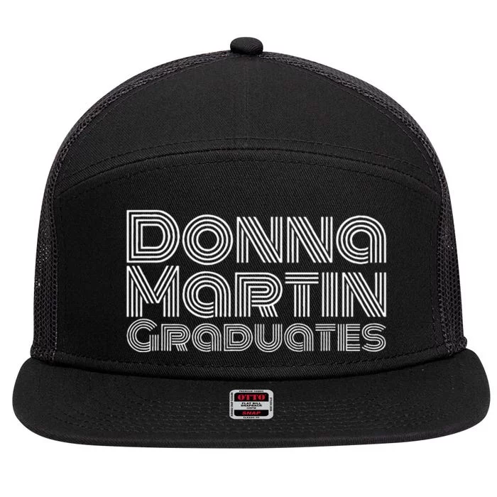 Donna Martin Graduates 7 Panel Mesh Trucker Snapback Hat