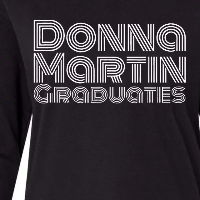 Donna Martin Graduates Womens Cotton Relaxed Long Sleeve T-Shirt